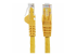 Startech 15m CAT6 Ethernet Cable, 10 Gigabit Snagless RJ45 650MHz 100W PoE Patch Cord, CAT 6 10GbE UTP Network Cable w/Strain Relief, Yellow, Wiring is UL Certified/TIA - Multi-angle