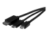 StarTech.com 6ft USB-C, HDMI or Mini DisplayPort to HDMI Adapter Cable - Close up