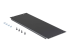StarTech.com 4U Blank Panel for 19 inch Rack, Rack Mount Blanking Panel for Server/Network Racks & Cabinets, 4RU Rackmount Filler Panel/Spacer/Plates, Solid Panel, Cold-Rolled Steel, Black - Right-angle