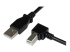 StarTech.com 2m USB 2.0 A to Right Angle B Cable Cord - Right-angle