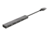 Trust Halyx Aluminium 4-Port Mini USB Hub - Left-angle