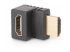 StarTech.com Down Angle HDMI 2.0 Adapter, 90-Degree HDMI Port Saver, M/F - Back