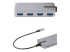 Startech 4-Port USB-C Hub, USB 3.0 5Gbps, Bus Powered, USB Type-C to 4x USB-A Hub with Optional Auxiliary Power Input, Portable Desktop/Laptop USB Hub with 1ft (30cm) Attached Cable - Multi-angle