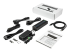 StarTech.com 10 Port USB Hub with Power Adapter, Surge Protection, Metal Industrial USB 3.0 Data Transfer Hub, Din Rail, Wall or Desk Mountable, High Speed USB 3.1/ USB 3.2 Gen 1 5Gbps Hub - Right-angle