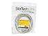 StarTech.com 10m CAT6A Ethernet Cable, 10 Gigabit Shielded Snagless RJ45 100W PoE Patch Cord, CAT 6A 10GbE STP Network Cable w/Strain Relief, Grey, Fluke Tested/UL Certified Wiring/TIA - Front