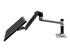 Ergotron LX - Mounting kit (articulating arm, desk clamp mount, extension adapter, grommet-mount base, 7" post) - Right side