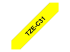 Brother TZe-C31 - Black on fluorescent yellow - Close up