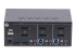 StarTech.com 2-Port Dual-Monitor DisplayPort KVM Switch, 4K 60Hz, 2x USB 5Gbps Hub Ports, 2x USB 2.0 HID Ports, Hotkey and Push-Button Switching, TAA Compliant - Back