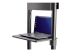 Startech Mobile TV Cart, Portable Rolling TV Stand for 37-70" VESA Display (154lb/70kg), with Shelf & Storage Compartment, Rotate/Tilt Display, Universal TV Mount on Casters/Wheels - Close up
