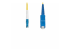 StarTech.com 2m (6.6ft) LC to SC (UPC) OS2 Single Mode Simplex Fiber Optic Cable, 9/125µm, Laser Optimized, 40G/100G, Bend Insensitive, Low Insertion Loss - Front
