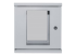 Intellinet Network Cabinet, Wall Mount (Standard), 6U, Usable Depth 265mm/Width 239mm, Grey, Assembled, Max 60kg, Metal & Glass Door, Back Panel, Removeable Sides, Suitable also for use on desk or floor, 10",Parts for wall install (eg screws/rawl plugs) not included - Front