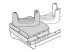 Zebra - Handheld cradle cup replacement kit - Left-angle