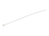 Startech 15cm(6") Cable Ties, 3mm(1/8") wide, 39mm(1-3/8") Bundle Diameter, 18kg(40lb) Tensile Strength, Nylon Self Locking Zip Ties with Curved Tip, 94V-2/UL Listed, 100 Pack, White - Right-angle