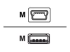 Zebra - USB cable - mini-USB Type B (M) to USB (M) - 