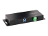 StarTech.com 4-Port Industrial USB 3.0 5Gbps Hub, Rugged USB Hub w/15kV Air/8kV Contact ESD and Surge Protection, DIN/Wall/Desk Mountable USB-A Hub, USB Expansion Hub with Locking Ports - Back