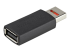 StarTech.com Secure Charging USB Data Blocker Adapter, Male to Female USB-A Charge-Only Adapter, No-Data Charge/Power-Only Adapter for Phone/Tablet, Data Blocking USB Protector Adapter - Back
