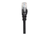 Intellinet Network Patch Cable, Cat5e, 10m, Black, CCA, U/UTP, PVC, RJ45, Gold Plated Contacts, Snagless, Booted, Lifetime Warranty, Polybag - Close up