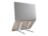 StarTech.com Foldable Laptop Riser Stand, Portable Height Adjustable Ergonomic Laptop Stand, Ventilated Aluminum Frame Supports 22lb (10Kg), Tilt/Raised/Angled Laptop/Tablet Stand, Collapsible Design - Back