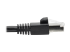 Eaton Tripp Lite Series Cat6a 10G Snagless Shielded STP Ethernet Cable (RJ45 M/M), PoE, Black, 25 ft. (7.62 m) - Close up