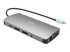 i-Tec USB-C Metal Nano 3x Display Docking Station + Power Delivery 100 W - Right-angle