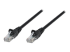 Intellinet Network Patch Cable, Cat5e, 5m, Black, CCA, U/UTP, PVC, RJ45, Gold Plated Contacts, Snagless, Booted, Lifetime Warranty, Polybag - Right-angle