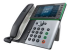 Poly Edge E500 - VoIP phone with caller ID/call waiting - Right-angle
