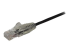StarTech.com 2.5m Slim LSZH CAT6 Ethernet Cable, 10 Gigabit Snagless RJ45 100W PoE Patch Cord, CAT 6 10GbE UTP Network Cable w/Strain Relief, Black, Fluke Tested/ETL/Low Smoke Zero Halogen - Close up