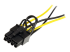 StarTech.com 6in SATA Power to 8 Pin PCI Express Video Card Power Cable Adapter - Close up