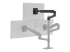 Ergotron LX - Mounting component (articulating arm, pole collar, extension) - Back