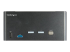 StarTech.com 2 Port Triple Monitor DisplayPort KVM Switch, 4K 60Hz UHD HDR, Desktop 4K DP 1.2 KVM with 2 Port USB 3.0 Hub (5Gbps) & 4x USB 2.0 HID Ports, Audio, Hotkey Switching, TAA - Front