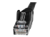 Startech 5m LSZH CAT6 Ethernet Cable, 10 Gigabit Snagless RJ45 100W PoE Network Patch Cord with Strain Relief, CAT 6 10GbE UTP, Black, Individually Tested/ETL, Low Smoke Zero Halogen - Close up