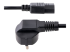 StarTech 1m (3ft) Computer Power Cord, 18AWG, EU Schuko to C13 Power Cord, 10A 250V, Black Replacement AC Cord, TV/Monitor Power Cable, Schuko CEE 7/7 to IEC 60320 C13 Power Cord - Multi-angle