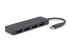 Plugable USBC-HUB4A - Hub - Left-angle