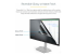 StarTech.com Monitor Privacy Screen for 19 inch PC Display, Computer Screen Security Filter, Blue Light Reducing Screen Protector Film, 16:10 Widescreen, Matte/Glossy, +/-30 Degree Viewing - Right-angle
