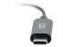C2G USB C to 3.5mm Audio Adapter - Close up
