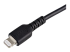 StarTech.com 12 in(30cm) Durable Black USB-A to Lightning Cable, Heavy Duty Rugged Aramid Fiber USB Type A to Lightning Charger/Sync Power Cord, Apple MFi Certified iPad/iPhone 12 Pro Max - Right-angle