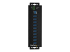 StarTech.com 10 Port USB Hub with Power Adapter, Surge Protection, Metal Industrial USB 3.0 Data Transfer Hub, Din Rail, Wall or Desk Mountable, High Speed USB 3.1/ USB 3.2 Gen 1 5Gbps Hub - Front