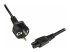 StarTech.com 3m (10ft) Laptop Power Cord, EU Schuko to C5, 2.5A 250V, 18AWG, Notebook / Laptop Replacement AC Cord, Printer/Power Brick Cord, Schuko CEE 7/7 to Clover Leaf IEC 60320 C5 - Multi-angle