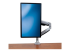 Startech Desk Mount Monitor Arm, Heavy Duty Ergonomic VESA Monitor Arm, Single Display up to 9kg, Full Motion, Height Adjustable, Articulating, Aluminum, C-Clamp/Grommet, Silver - Front