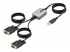 StarTech.com 13ft (4m) 2-Port USB to Serial Adapter Cable, Interchangeable DB9 Screws/Nuts, COM Retention, USB-A to DB9 RS232, FTDI, Level-4 ESD Protection, Windows/macOS/ChromeOS/Linux - Right-angle