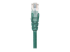 Intellinet Network Patch Cable, Cat5e, 20m, Green, CCA, U/UTP, PVC, RJ45, Gold Plated Contacts, Snagless, Booted, Lifetime Warranty, Polybag - Close up