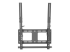 StarTech.com Portrait/Vertical TV Wall Mount, Heavy Duty TV Wall Mount, 40-55 inch VESA TV (110lb/50kg), Tilting Low Profile Digital Signage Television Mount with Lockable Security Bar - Front