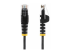 Startech 1.5m Slim LSZH CAT6 Ethernet Cable, 10 Gigabit Snagless RJ45 100W PoE Patch Cord, CAT 6 10GbE UTP Network Cable w/Strain Relief, Black, ETL/Low Smoke Zero Halogen - Multi-angle