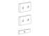 Ergotron - Mounting component (track mount bracket kit) - Left-angle