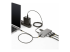 StarTech.com USB-C Triple-Monitor Multiport Adapter, Dual 4K 60Hz + 4k 30Hz HDMI & DisplayPort, 3-Port USB 10Gbps Hub, 100W Power Delivery Pass-Through, GbE, 2ft Cable, Mini Dock - Back