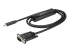 StarTech.com 3ft (1m) USB C to VGA Cable, 1920x1200/1080p USB Type C to VGA Video Active Adapter Cable, Thunderbolt 3 Compatible, Laptop to VGA Monitor/Projector, DP Alt Mode HBR2 Cable - Right-angle