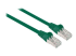 Intellinet Network Patch Cable, Cat6A, 3m, Green, Copper, S/FTP, LSOH / LSZH, PVC, RJ45, Gold Plated Contacts, Snagless, Booted, Lifetime Warranty, Polybag - Left-angle