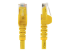 StarTech.com 7m CAT6 Ethernet Cable, 10 Gigabit Snagless RJ45 650MHz 100W PoE Patch Cord, CAT 6 10GbE UTP Network Cable w/Strain Relief, Yellow, Fluke Tested/Wiring is UL Certified/TIA - Front