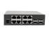 Eaton Tripp Lite Series 8-Port Console Server Built-In Modem Dual GbE NIC Flash Dual SIM - Back