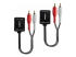 LINDY Stereo Audio Extender Cat.5/6 (Transmitter and Receiver units) - Front